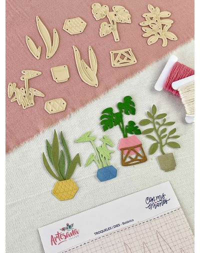 TROQUEL BOTANICA CON MIS MANOS ARTESANA TALLER