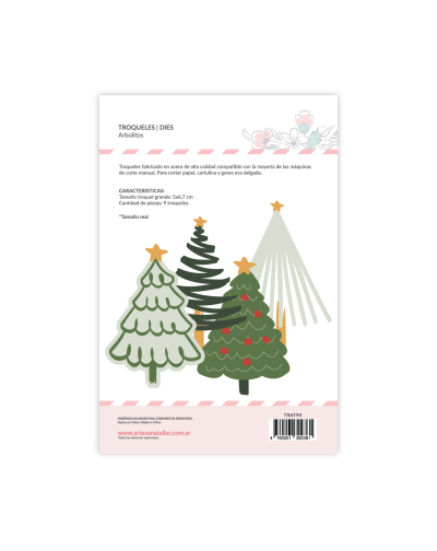 TROQUEL ARBOLITOS ARTESANA TALLER