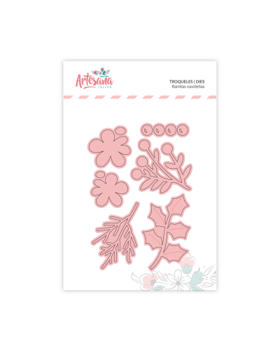 TROQUEL RAMITAS NAVIDEÑAS ARTESANA TALLER