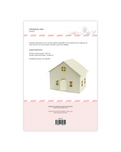 TROQUEL CASITA 2 ARTESANA TALLER