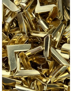 ESQUINEROS METÁLICOS x4u COLOR ORO ARTESANA TALLER