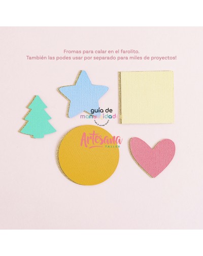 TROQUEL FAROLITO FELIZ BY GUIA DE MANUALIDADES ARTESANA TALLER