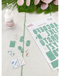 TROQUEL ABECEDARIO DESTINO DIARIO DE VIAJE ARTESANA TALLER