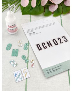 TROQUEL ABECEDARIO DESTINO DIARIO DE VIAJE ARTESANA TALLER 2