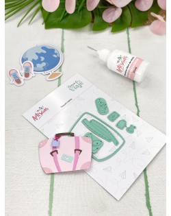 TROQUEL MALETA DIARIO DE VIAJE ARTESANA TALLER