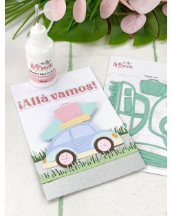 TROQUEL AUTO DIARIO DE VIAJE ARTESANA TALLER