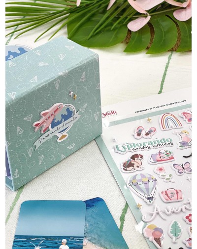 STICKERS PUFFY DIARIO DE VIAJE ARTESANA TALLER