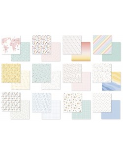 PAD DE PAPELES DOBLE FAZ 12X12 DIARIO DE VIAJE ARTESANA... 2