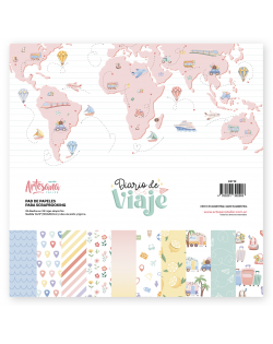 PAD DE PAPELES SIMPLE FAZ 28 HOJAS DIARIO DE VIAJE...