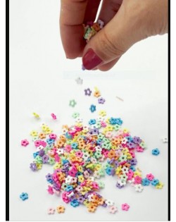 CONTENIDO SHAKER FLORES MULTICOLOR ARTESANA TALLER