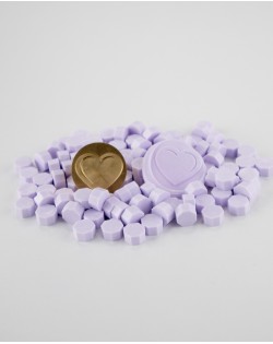 PERLAS PARA LACRE COLOR LILA PASTEL ARTESANA TALLER 2