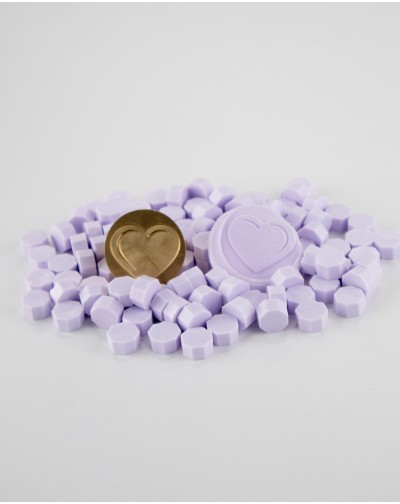 PERLAS PARA LACRE COLOR LILA PASTEL ARTESANA TALLER