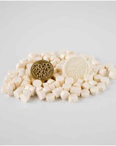 PERLAS PARA LACRE COLOR MANTECA ARTESANA TALLER