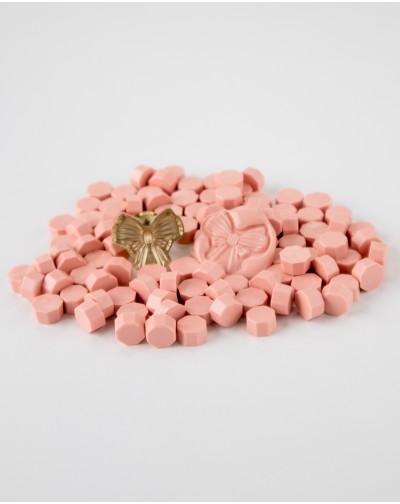 PERLAS PARA LACRE COLOR SALMON PASTEL ARTESANA TALLER