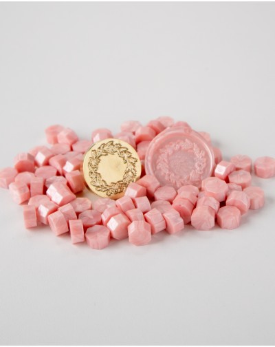 PERLAS PARA LACRE COLOR ROSA PERLADO ARTESANA TALLER