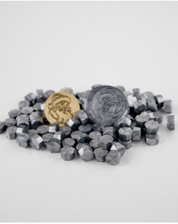 PERLAS PARA LACRE COLOR PLATA ARTESANA TALLER 2