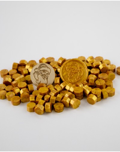 PERLAS PARA LACRE COLOR ORO ANTIGUO ARTESANA TALLER