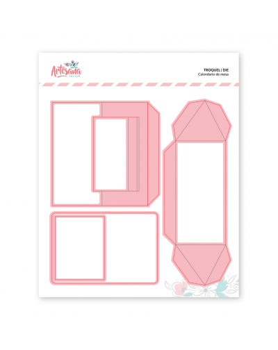 TROQUEL CALENDARIO DE MESA ARTESANA TALLER