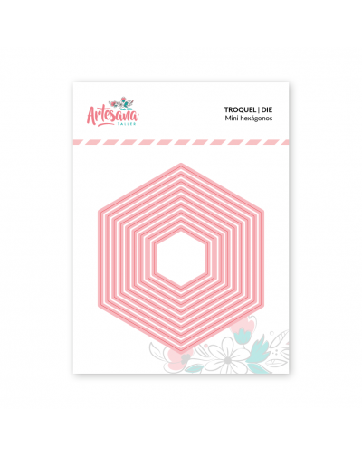 TROQUEL MINI HEXAGONOS ARTESANA TALLER