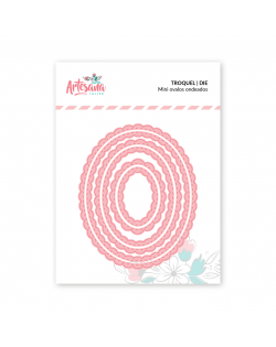 TROQUEL MINI OVALOS ONDEADOS ARTESANA TALLER