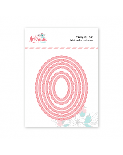 TROQUEL MINI OVALOS ONDEADOS ARTESANA TALLER