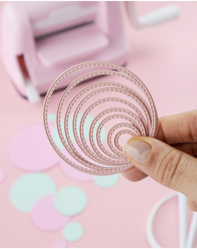 TROQUEL MINI CIRCULOS PUNTEADOS ARTESANA TALLER