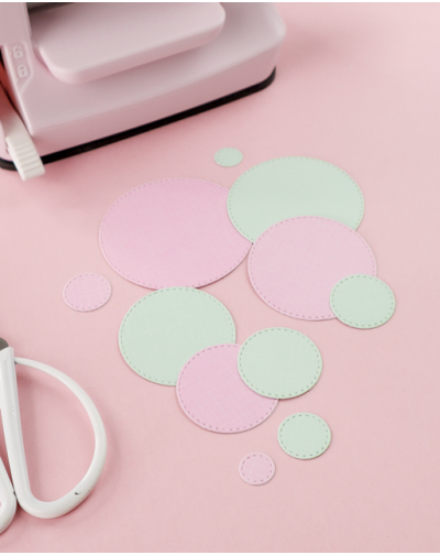 TROQUEL MINI CIRCULOS PUNTEADOS ARTESANA TALLER