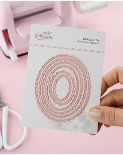 TROQUEL MINI OVALOS ONDEADOS ARTESANA TALLER
