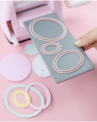 TROQUEL MINI OVALOS ONDEADOS ARTESANA TALLER