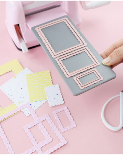 TROQUEL MINI RECTANGULOS ONDEADOS ARTESANA TALLER