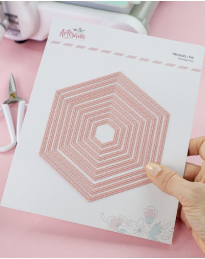 TROQUEL HEXAGONOS ARTESANA TALLER