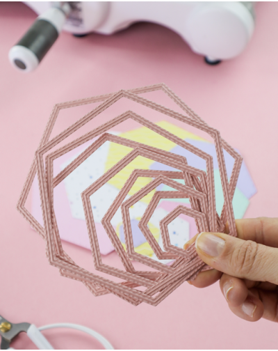 TROQUEL HEXAGONOS ARTESANA TALLER