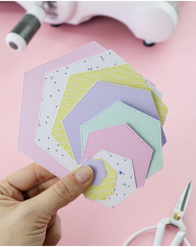 TROQUEL HEXAGONOS ARTESANA TALLER