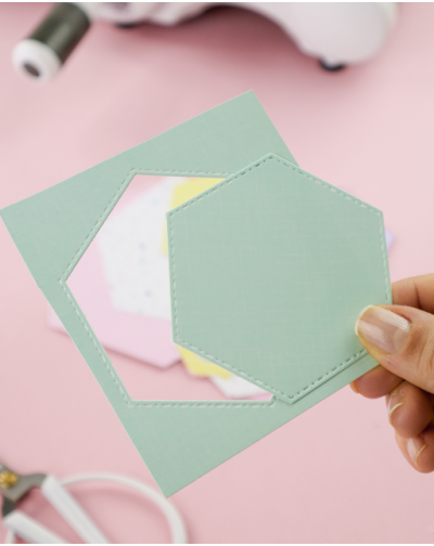 TROQUEL HEXAGONOS ARTESANA TALLER