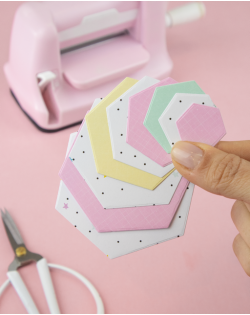 TROQUEL MINI HEXAGONOS ARTESANA TALLER 2