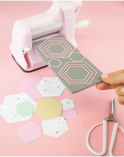 TROQUEL MINI HEXAGONOS ARTESANA TALLER