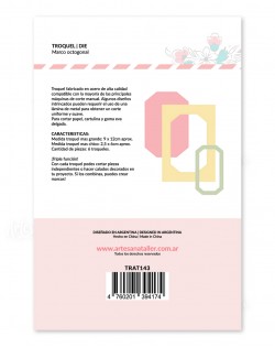 TROQUEL MARCO OCTOGONAL ARTESANA TALLER 2