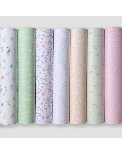 PAD DE PAPELES 28 HOJAS SIMPLE FAZ 12X12"  FLORECIENDO ARTESANA TALLER