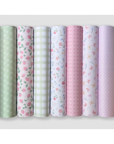 PAD DE PAPELES 28 HOJAS SIMPLE FAZ 12X12"  FLORECIENDO ARTESANA TALLER