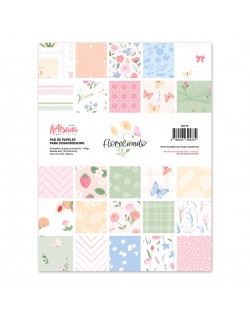 PAD DE PAPELES 28 HOJAS SIMPLE FAZ 6X8" FLORECIENDO...