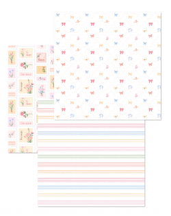 PACK VELLUM X 3 HOJAS ESTAMPILLAS FLORECIENDO ARTESANA...