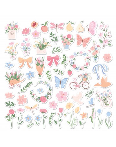 DIE CUTS ILUSTRACIONES FLORECIENDO ARTESANA TALLER