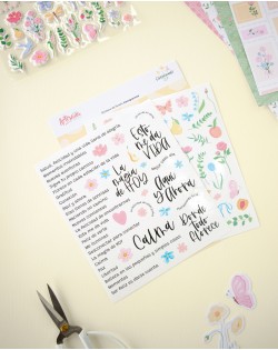 STICKERS DE FONDO TRANSPARENTE FLORECIENDO ARTESANA TALLER 2