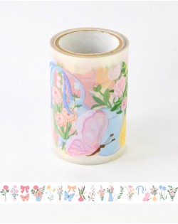 CINTA PET PRIMAVERA FLORECIENDO ARTESANA TALLER