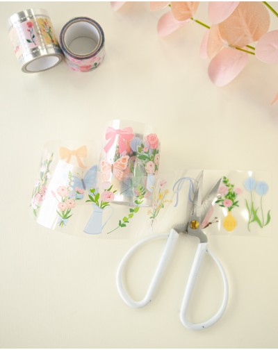 CINTA PET PRIMAVERA FLORECIENDO ARTESANA TALLER