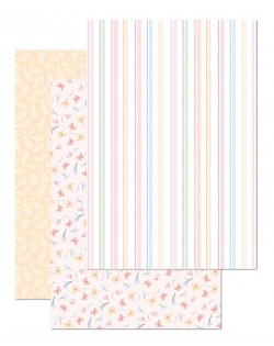 TELAS DE ENCUADERNACION - MARIPOSAS FLORECIENDO ARTESANA...