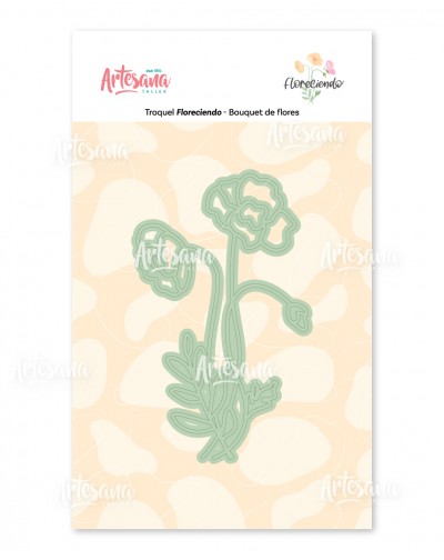 TROQUEL BOUQUET DE FLORES - FLORECIENDO ARTESANA TALLER