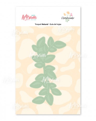 TROQUEL  GUIA DE HOJAS - FLORECIENDO ARTESANA TALLER