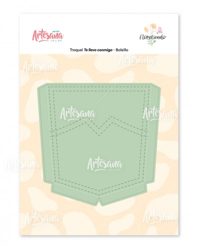 TROQUEL BOLSILLO - FLORECIENDO ARTESANA TALLER