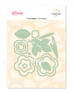 TROQUEL FLOR DE CAPAS - FLORECIENDO ARTESANA TALLER